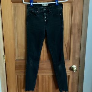 Madewell Mid Rise Skinny Stretch Denim